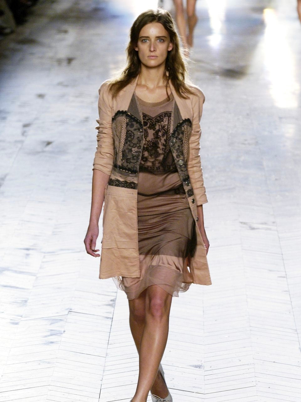 DIOR BY GALLIANO S/S 2006 LACE DENIM JACKET