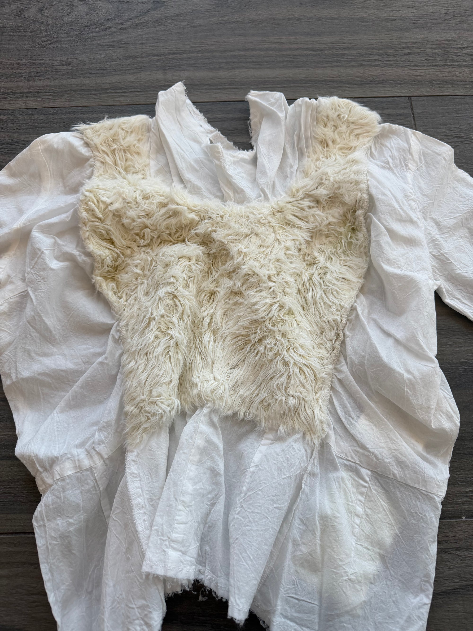 COMME DES GARCONS S/S 2002 FAUX FUR TOP