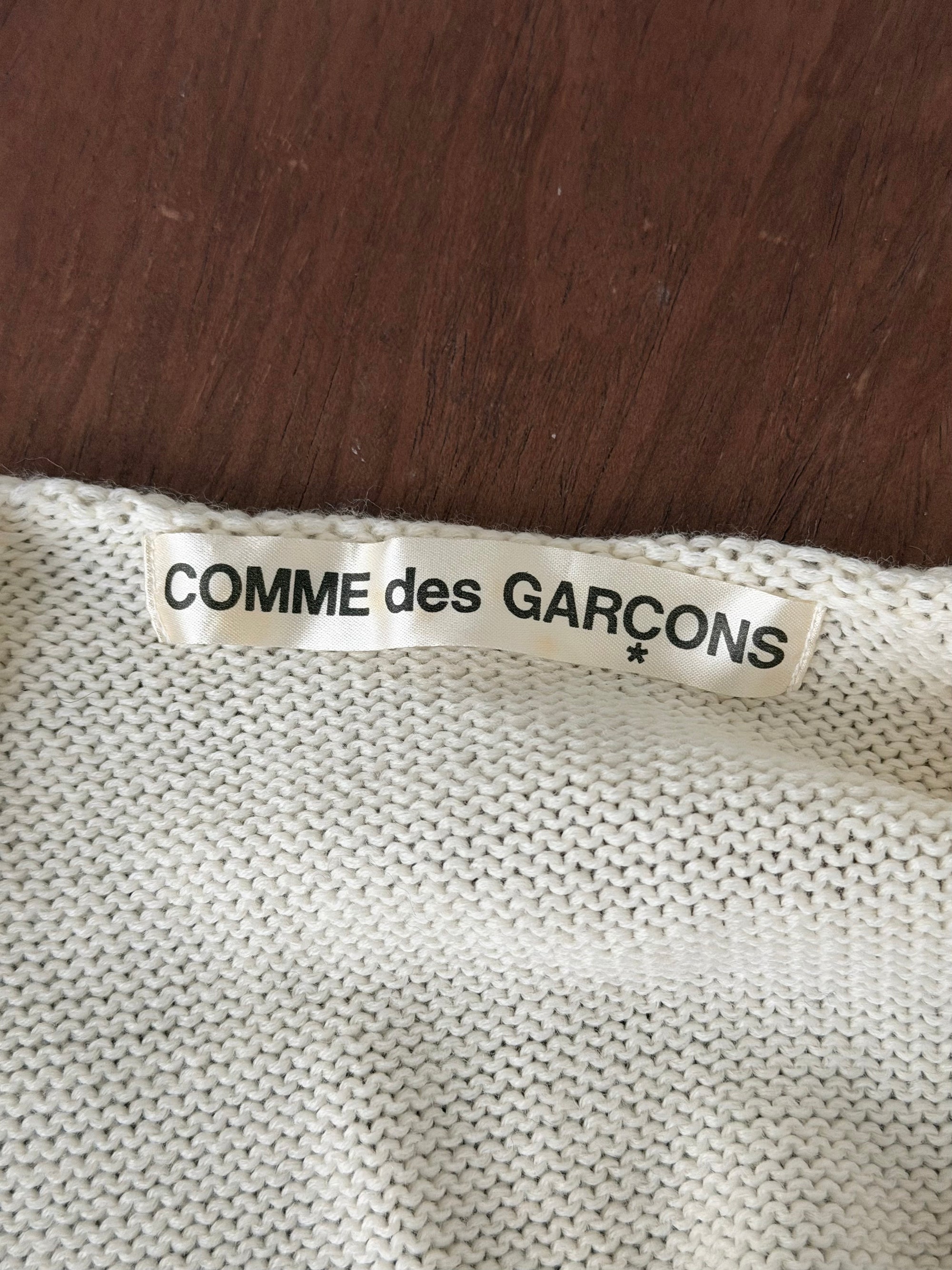 COMME DES GARCONS S/S 2002 POM POM KNIT TOP