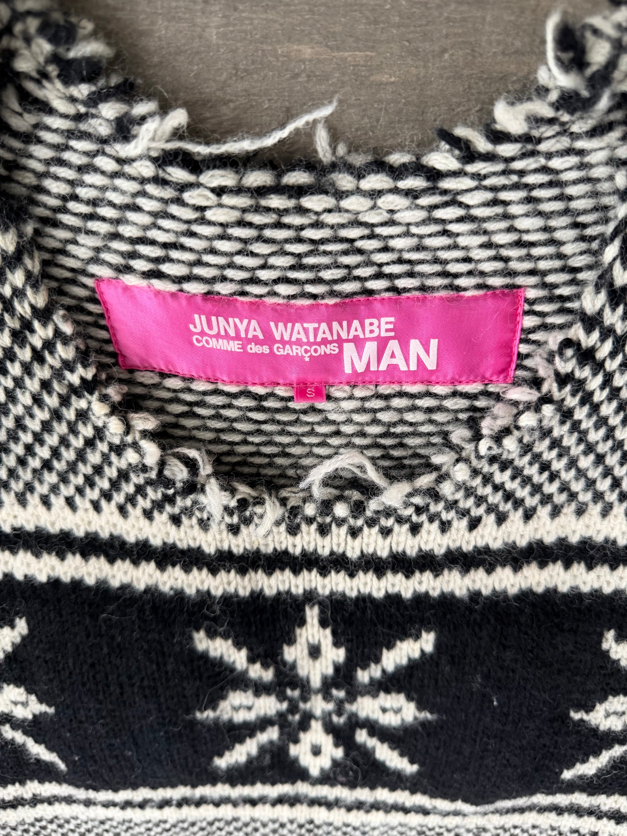 JUNYA WATANABE MAN F/W 2003 ALPINE BANDANA KNIT DRESS