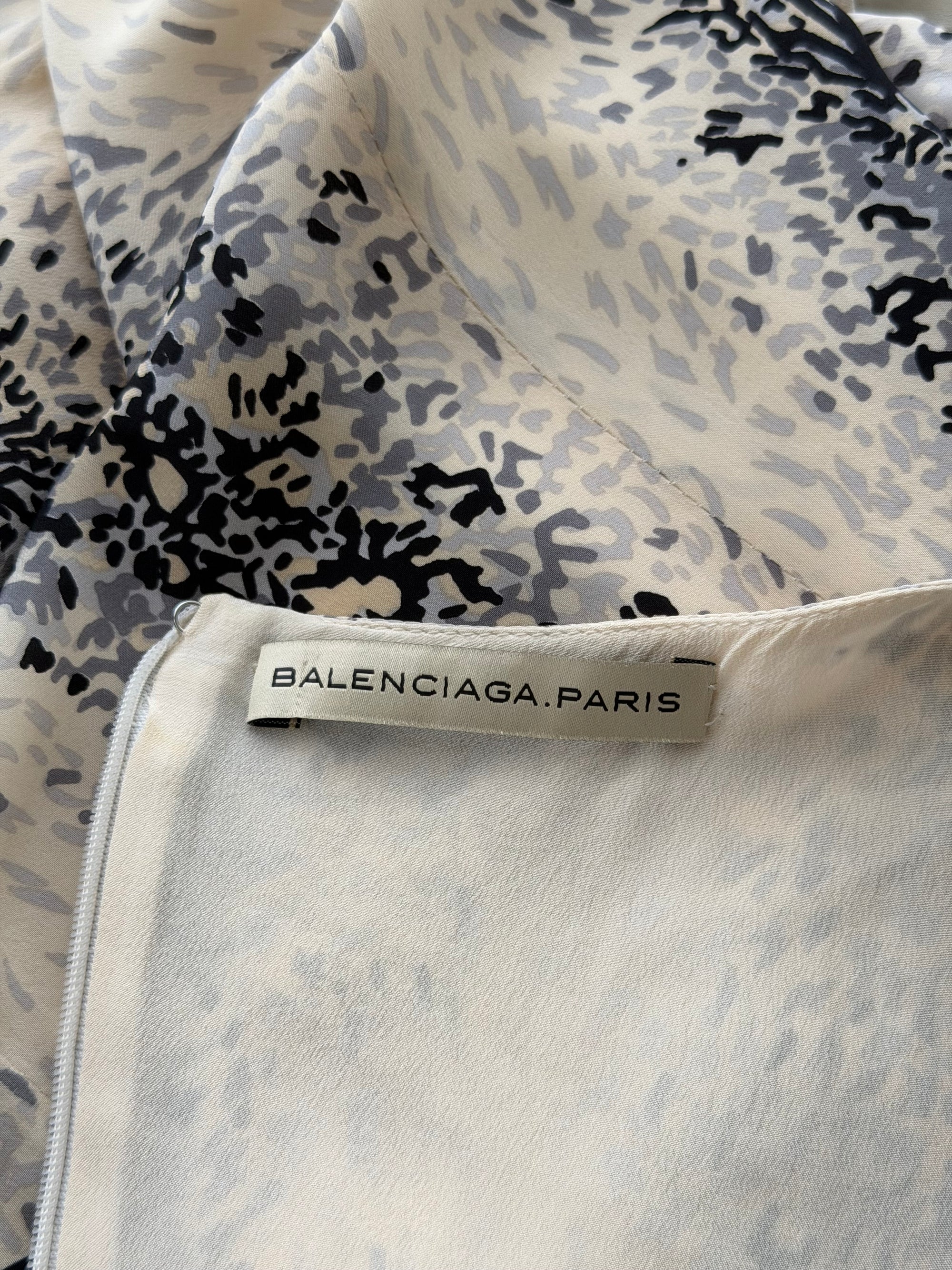 BALENCIAGA BY NICOLAS GHESQUIERE F/W 2009 SILK SET+TURBAN