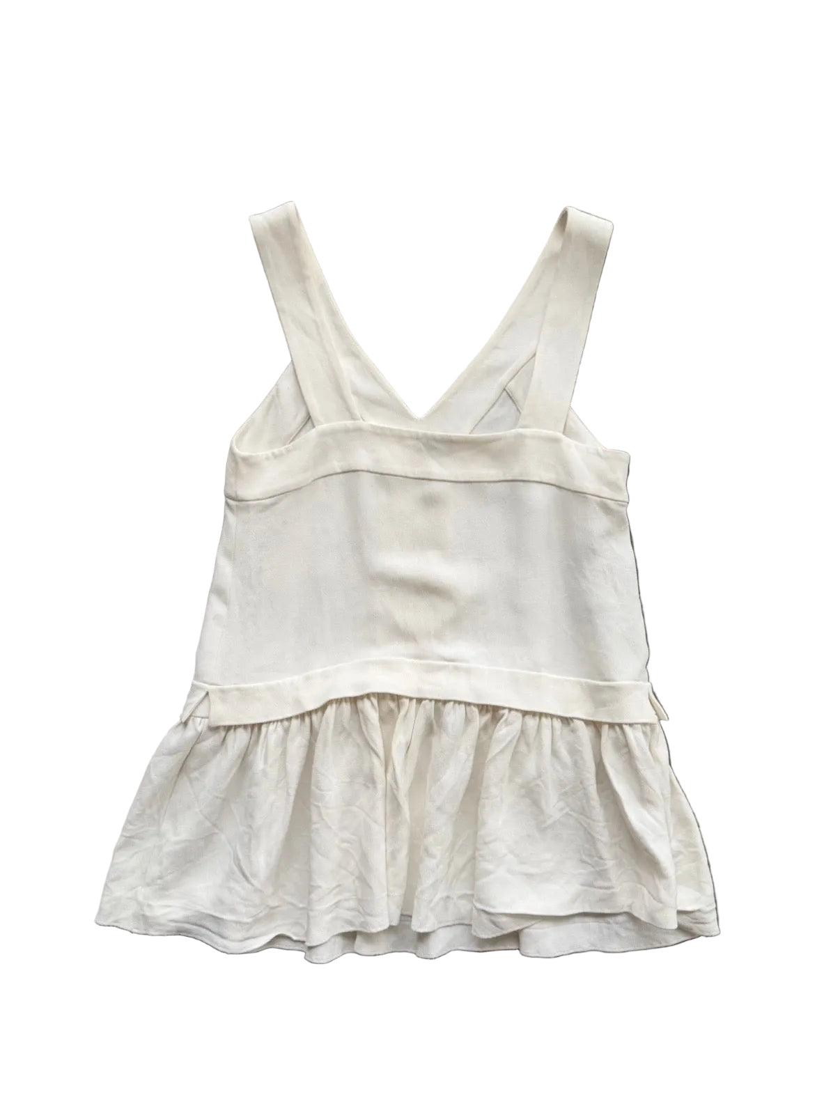 MIU MIU DROP WAIST PEPLUM TOP