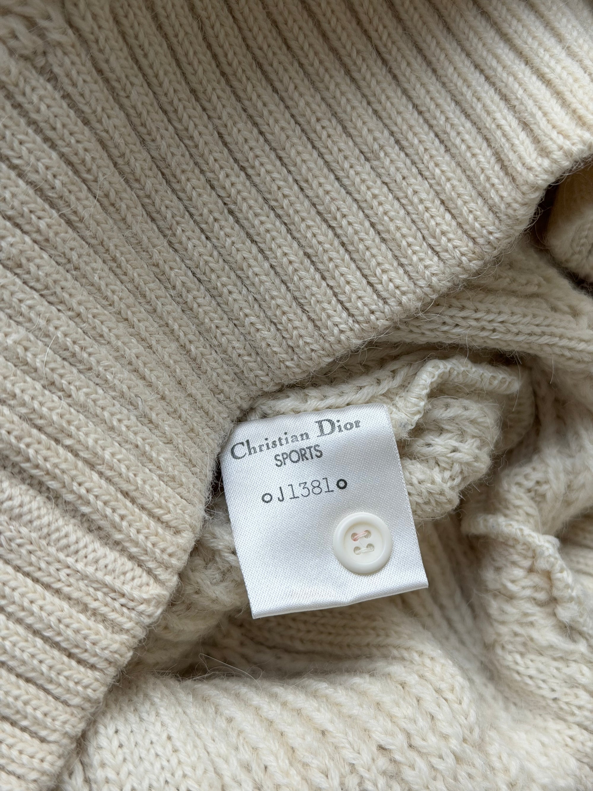 CHRISTIAN DIOR SPORTS 90s CHUNKY SWEATER