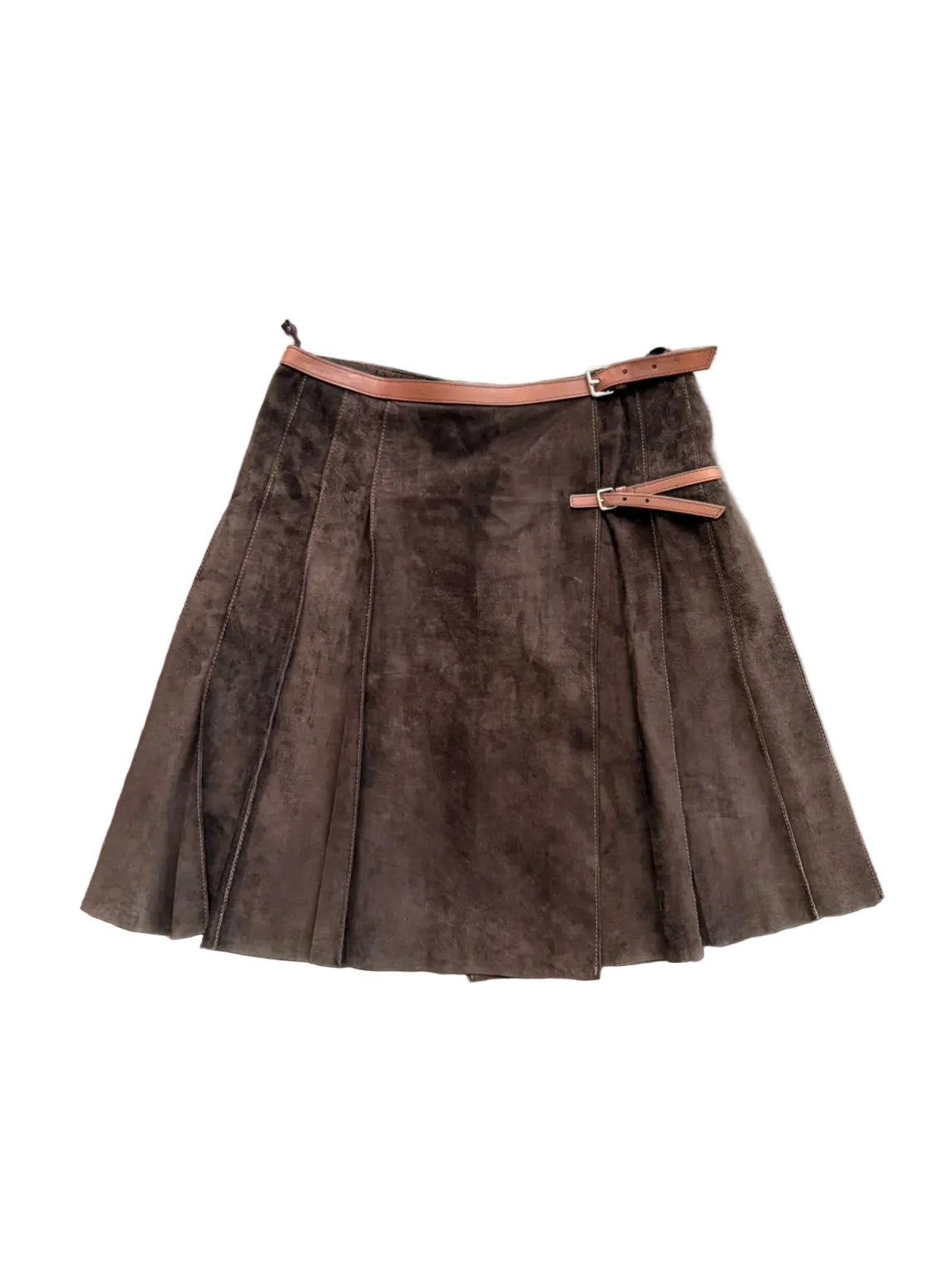 PRADA F/W 1999 SUEDE LEATHER SKIRT