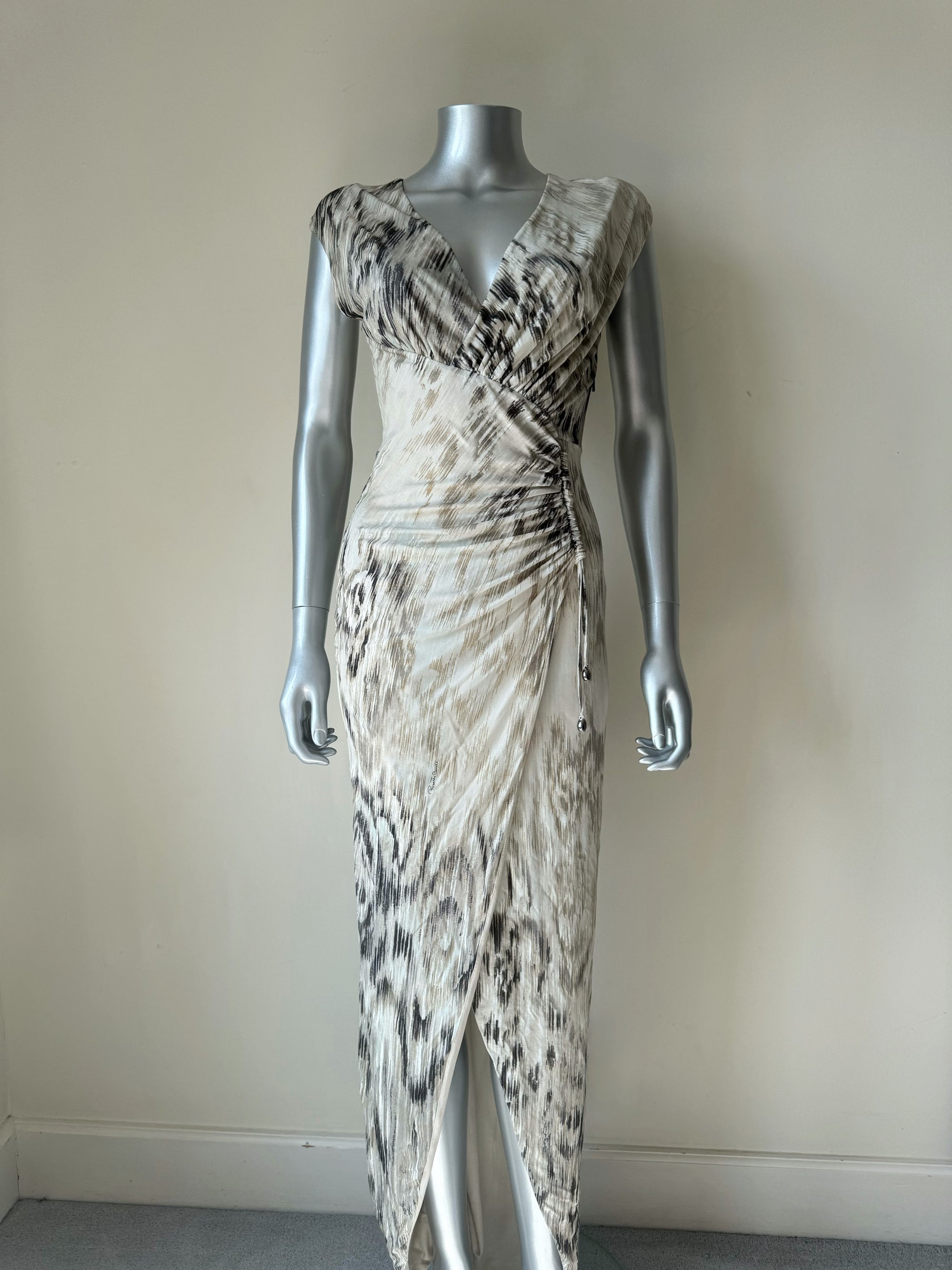 ROBERTO CAVALLI LEOPARD MAXI DRESS