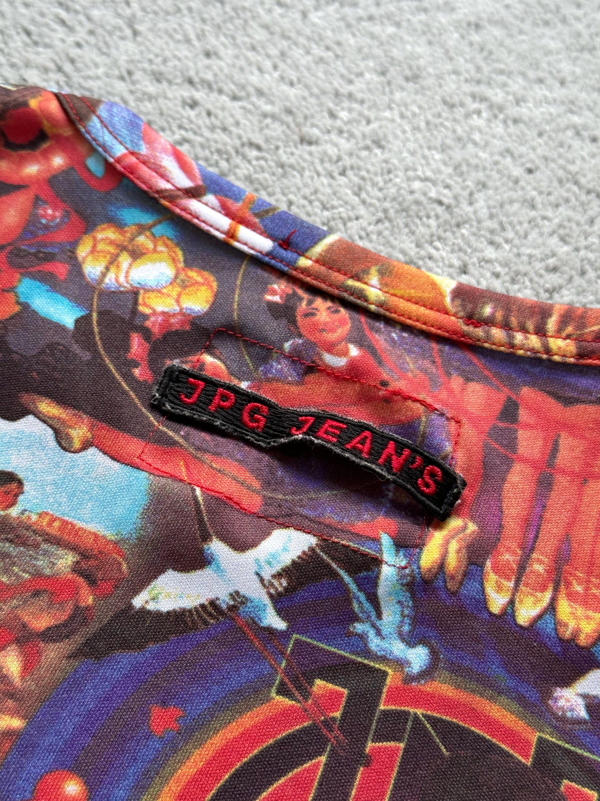 JEAN PAUL GAULTIER 90s CHINESE PROPAGANDA BABIES TOP
