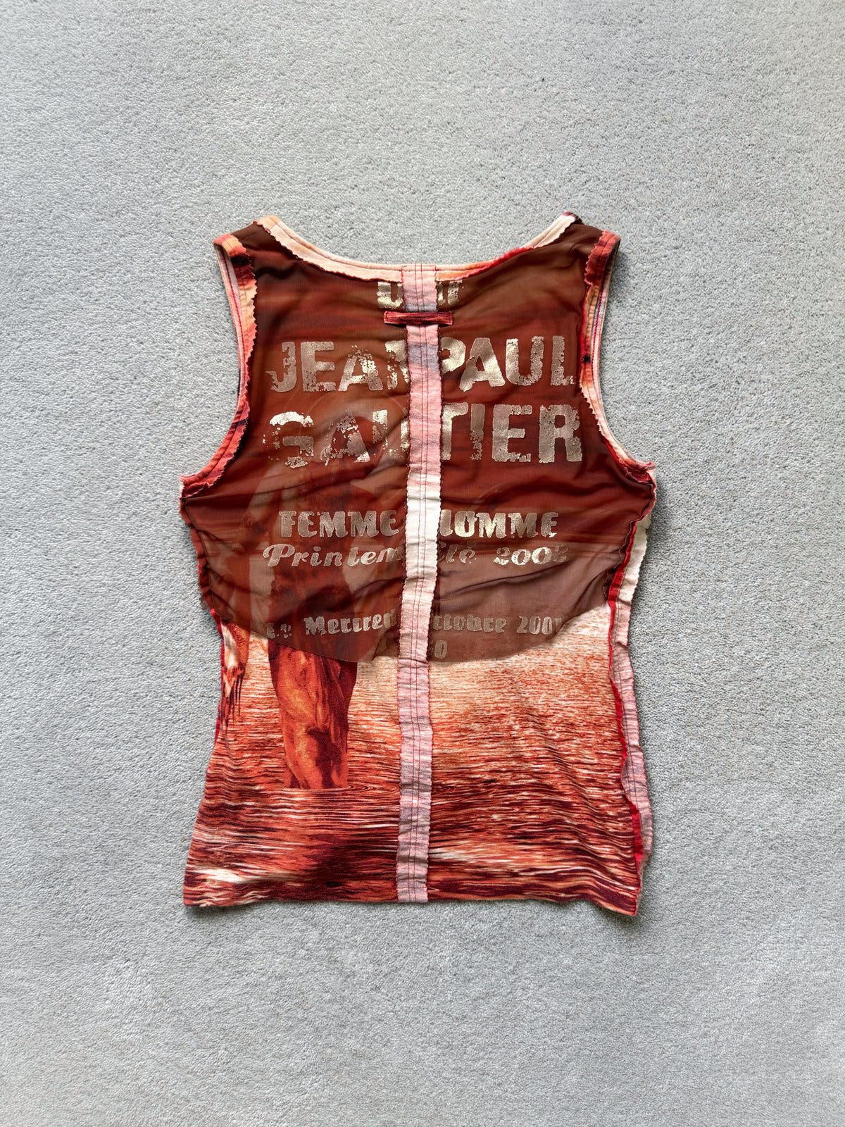 JEAN PAUL GAULTIER 90s GODDESS SHOULDER PAD TOP