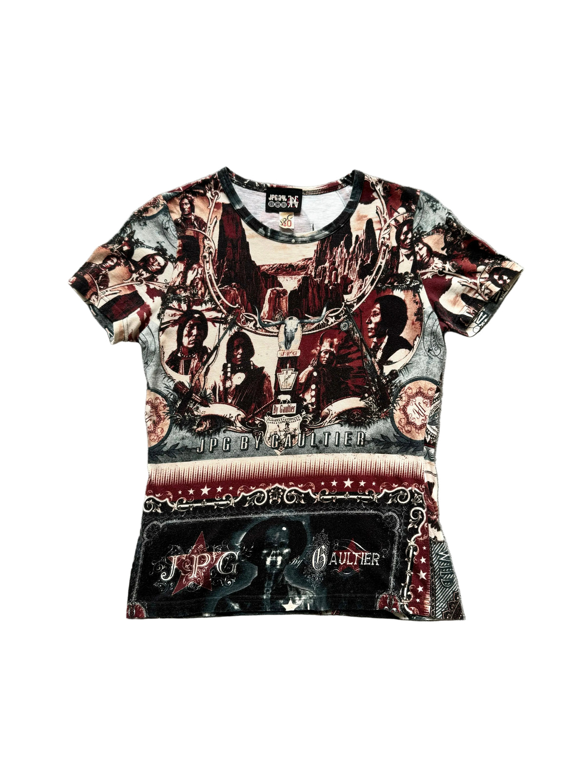 JEAN PAUL GAULTIER S/S 1994 NATIVE AMERICAN T-SHIRT