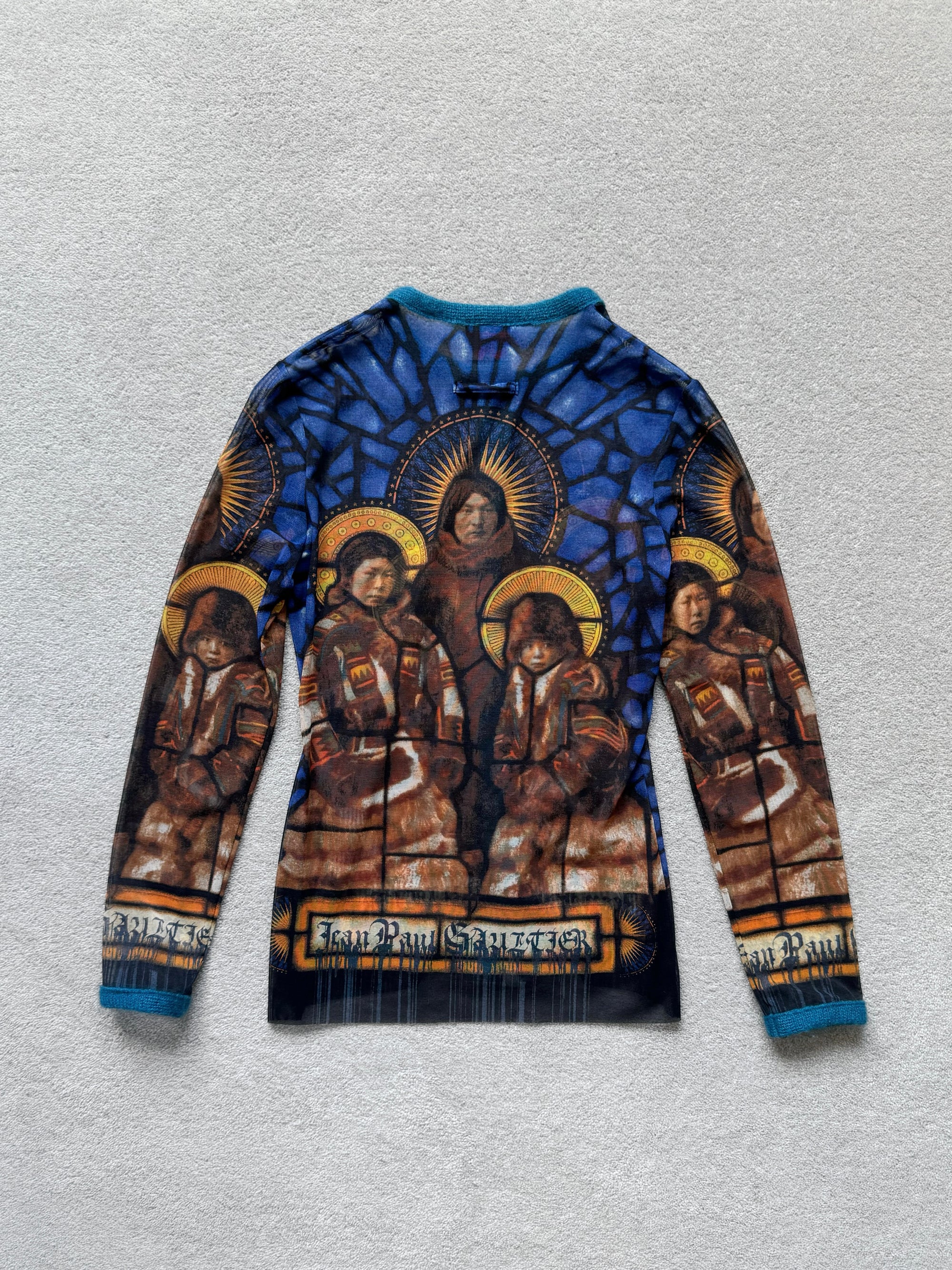 JEAN PAUL GAULTIER F/W1998 NATIVE AMERICAN MESH TOP