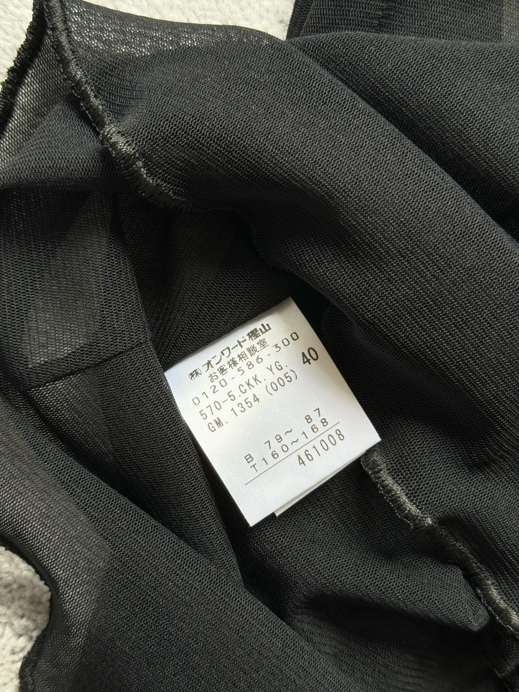 JEAN PAUL GAULTIER 00s TIE UP MESH TOP