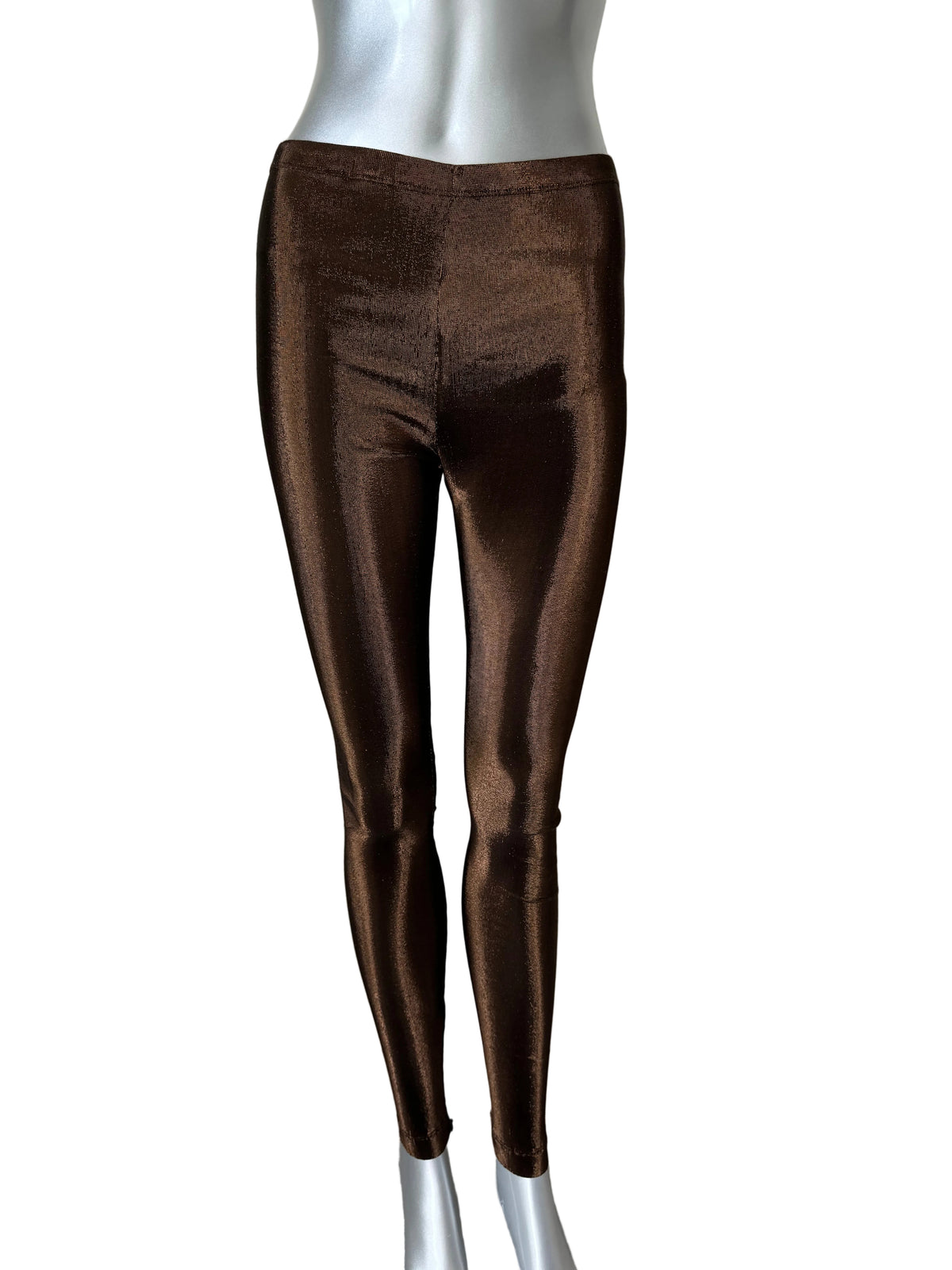 JEAN PAUL GAULTIER 90s BRONZE METALLIC LEGGING