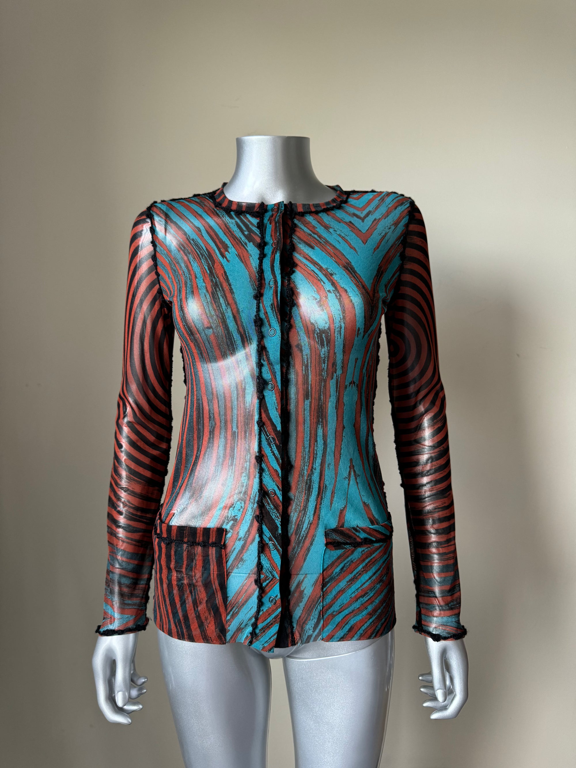 JEAN PAUL GAULTIER A/W 2001 MARLENE DIETRICH MESH TOP