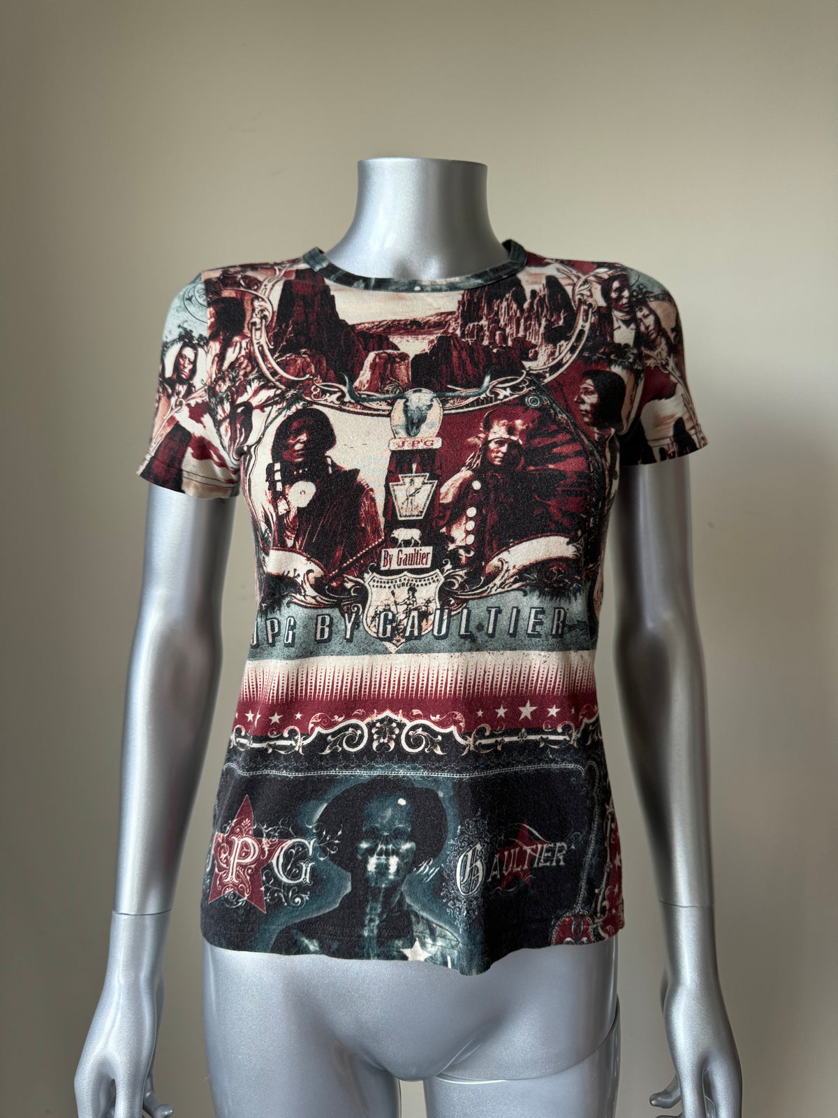 JEAN PAUL GAULTIER S/S 1994 NATIVE AMERICAN T-SHIRT