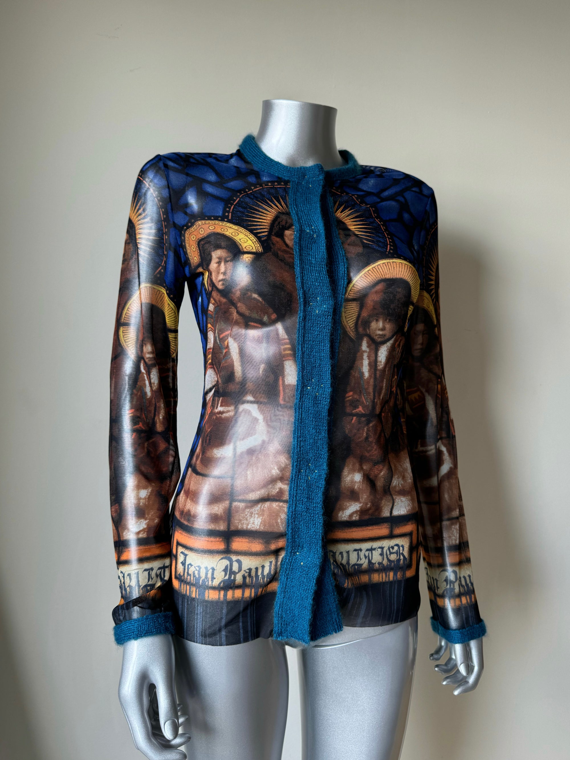 JEAN PAUL GAULTIER F/W1998 NATIVE AMERICAN MESH TOP