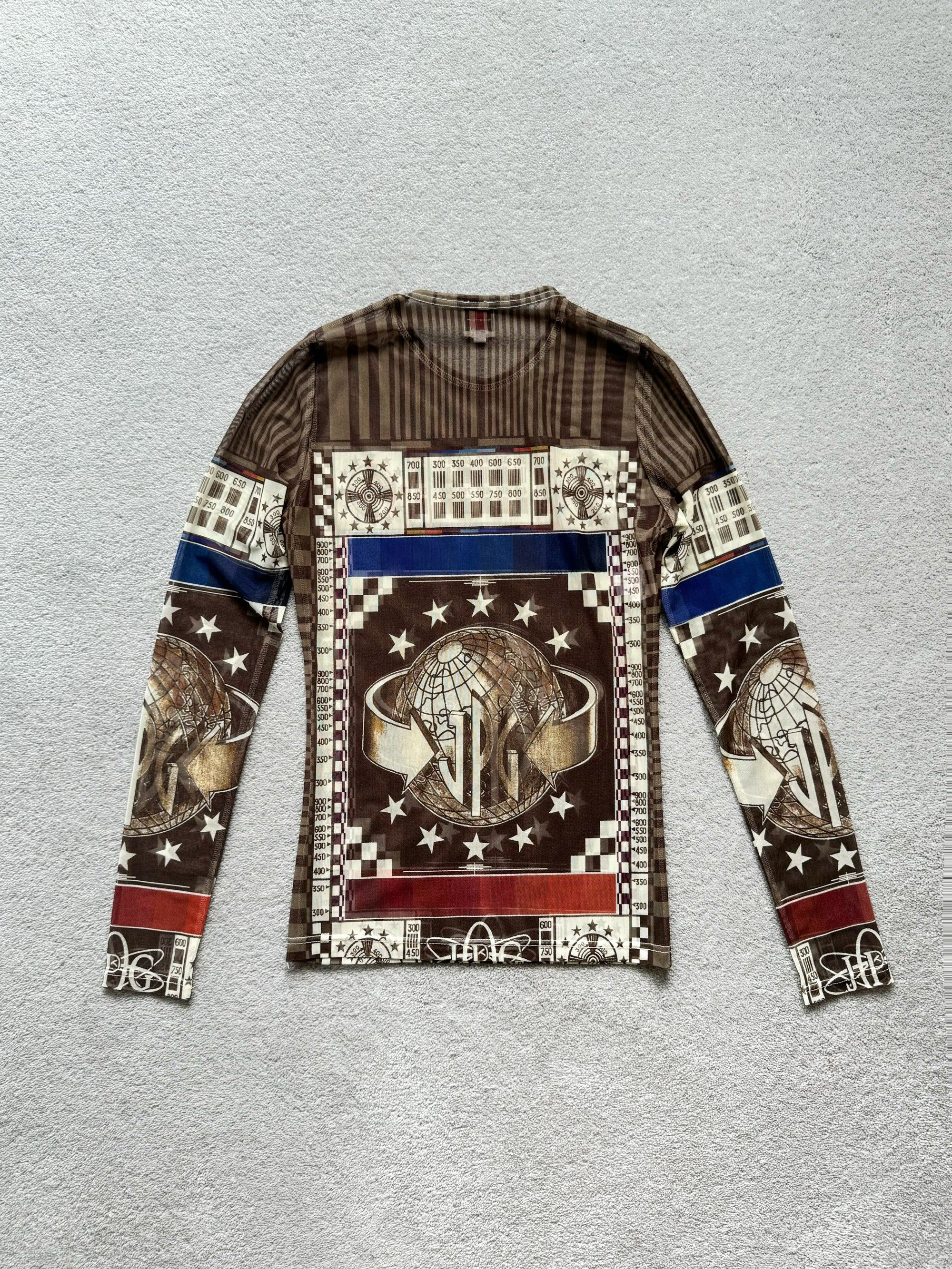 JEAN PAUL GAULTIER FALL 1994 WORLD MESH TOP