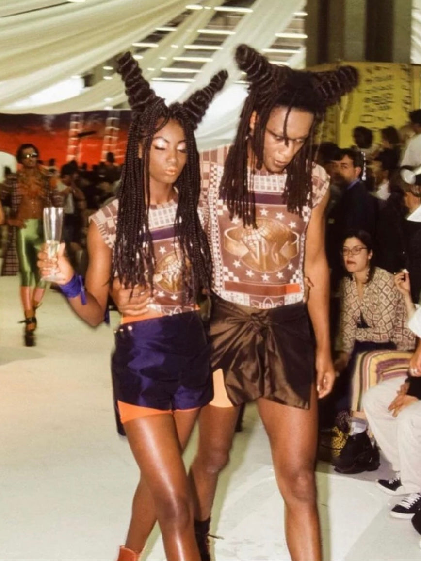 JEAN PAUL GAULTIER FALL 1994 WORLD MESH TOP