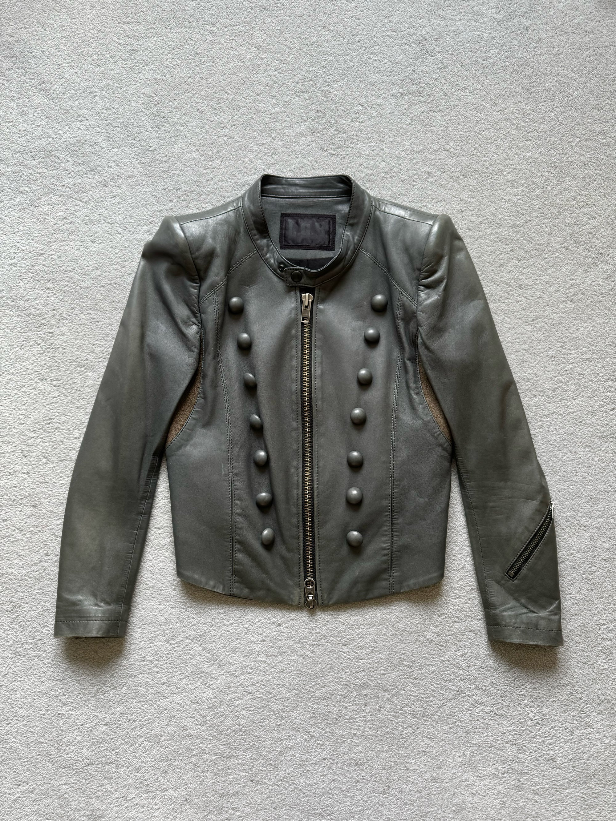 L.G.B. LAMBSKIN LEATHER JACKET