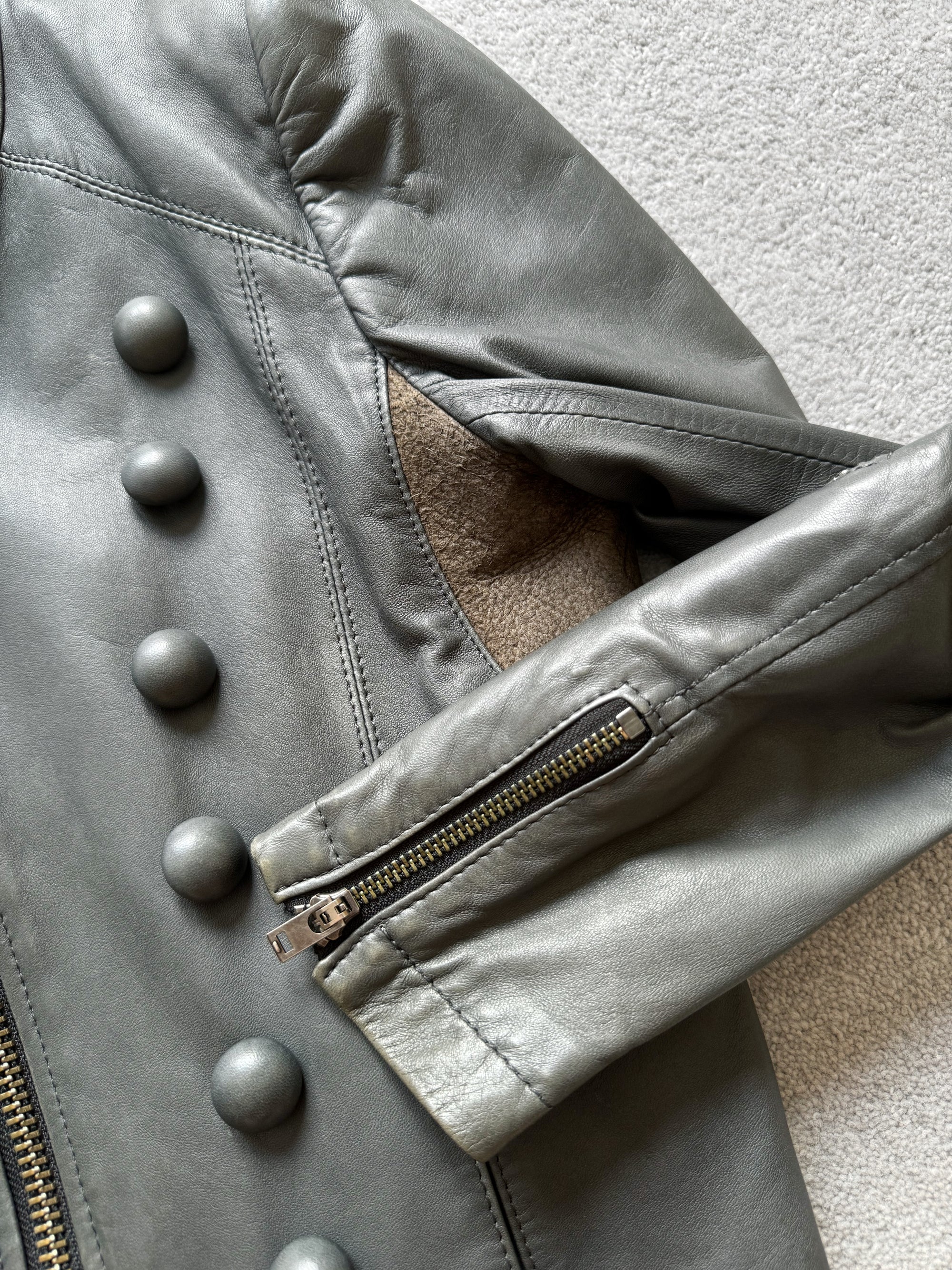 L.G.B. LAMBSKIN LEATHER JACKET