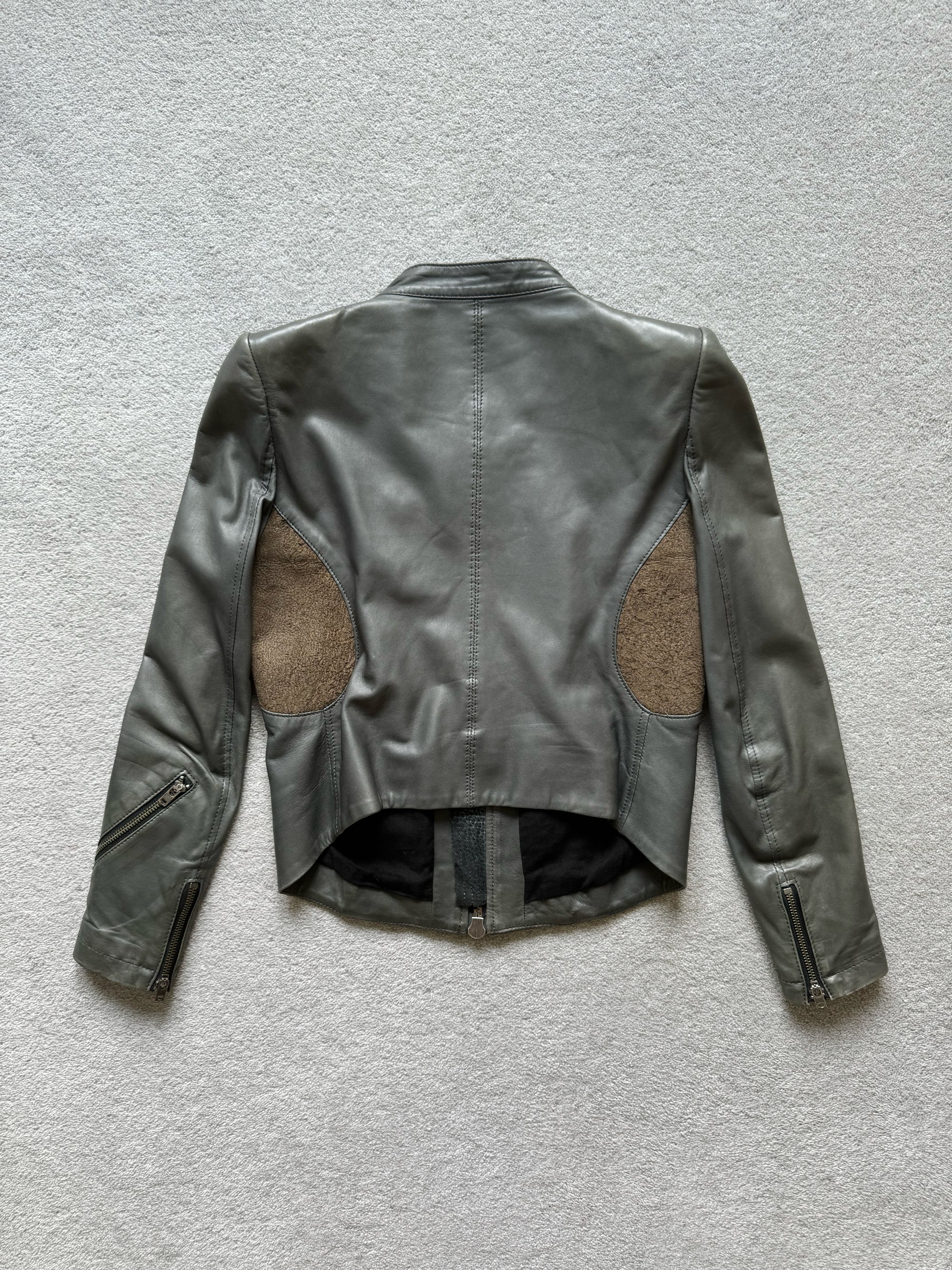 L.G.B. LAMBSKIN LEATHER JACKET