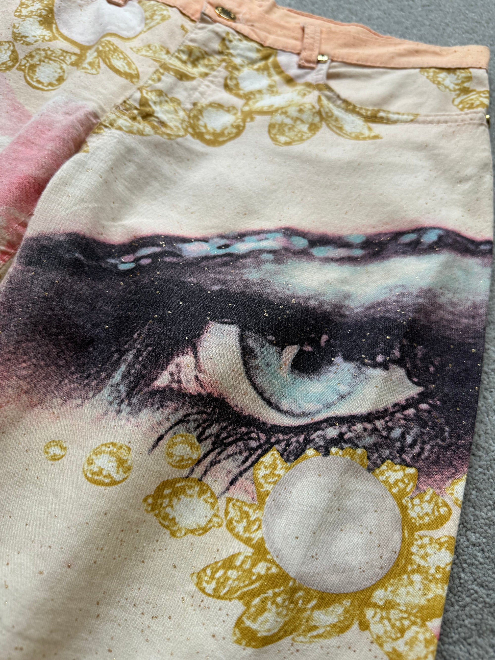ROBERTO CAVALLI S/S 2001 LIZ TAYLOR PANTS