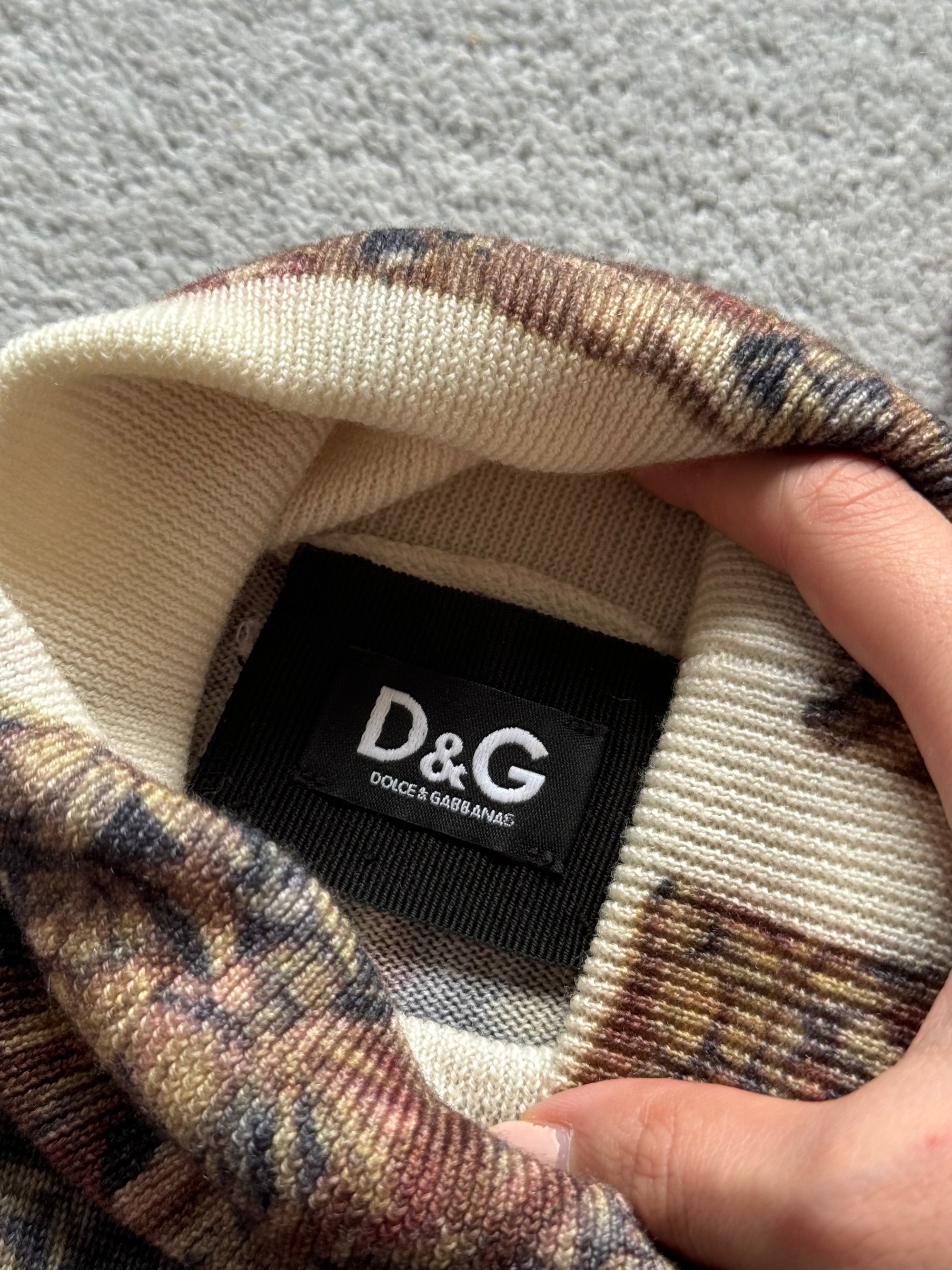 DOLCE AND GABBANA FALL 2009 RENAISSANCE KNIT TOP