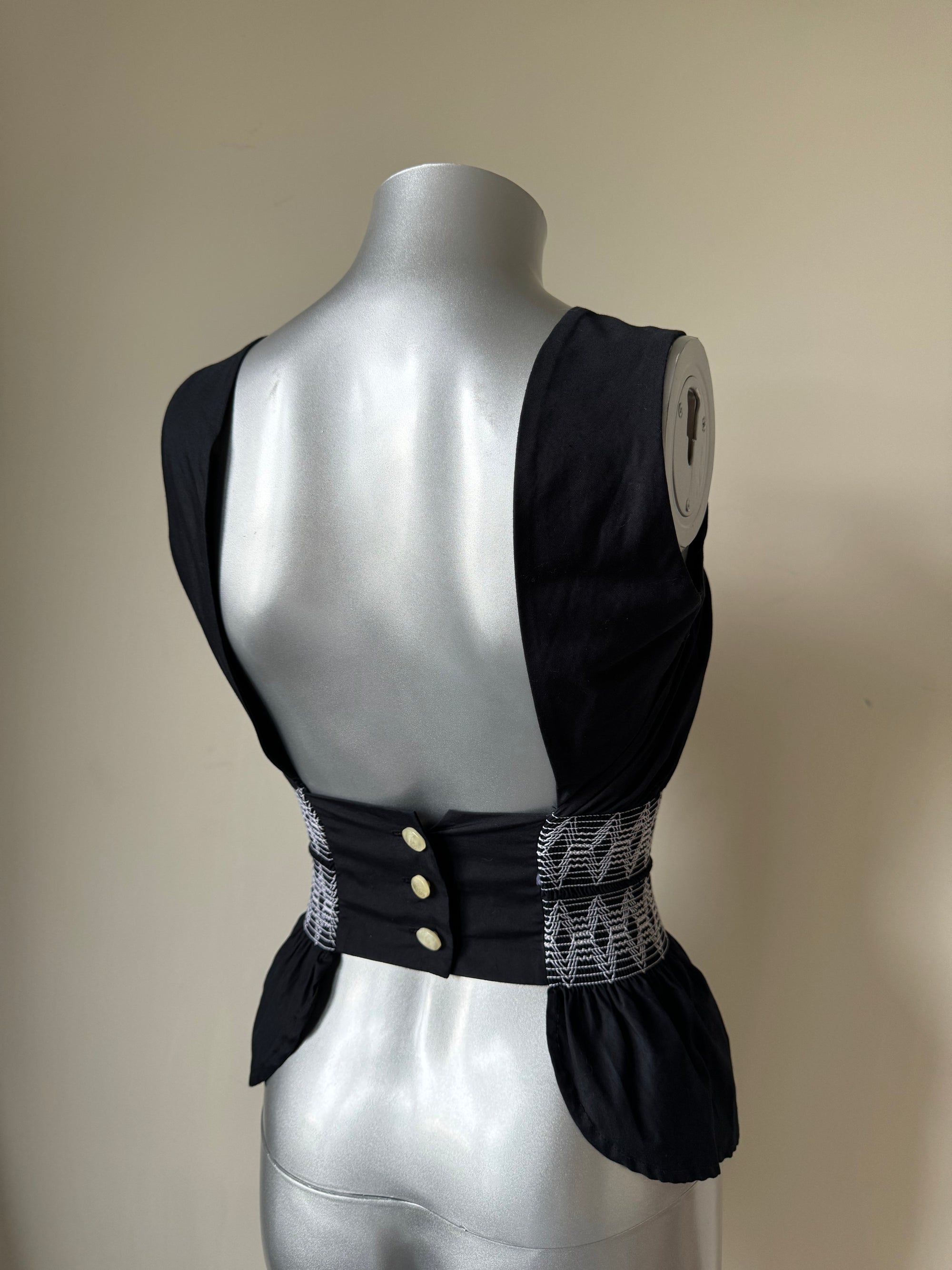 VIVIENNE WESTWOOD S/S 1997 RUCHED BUSTIER TOP