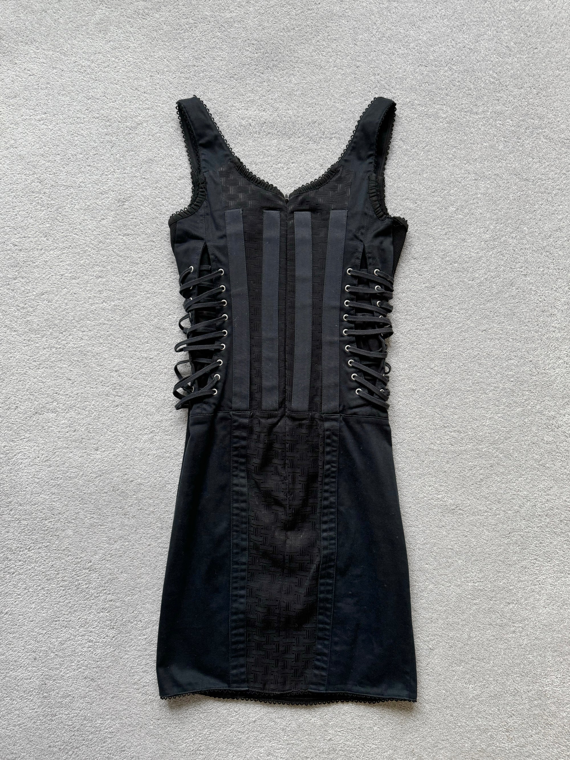 DOLCE AND GABBANA 2002 BONDAGE DRESS