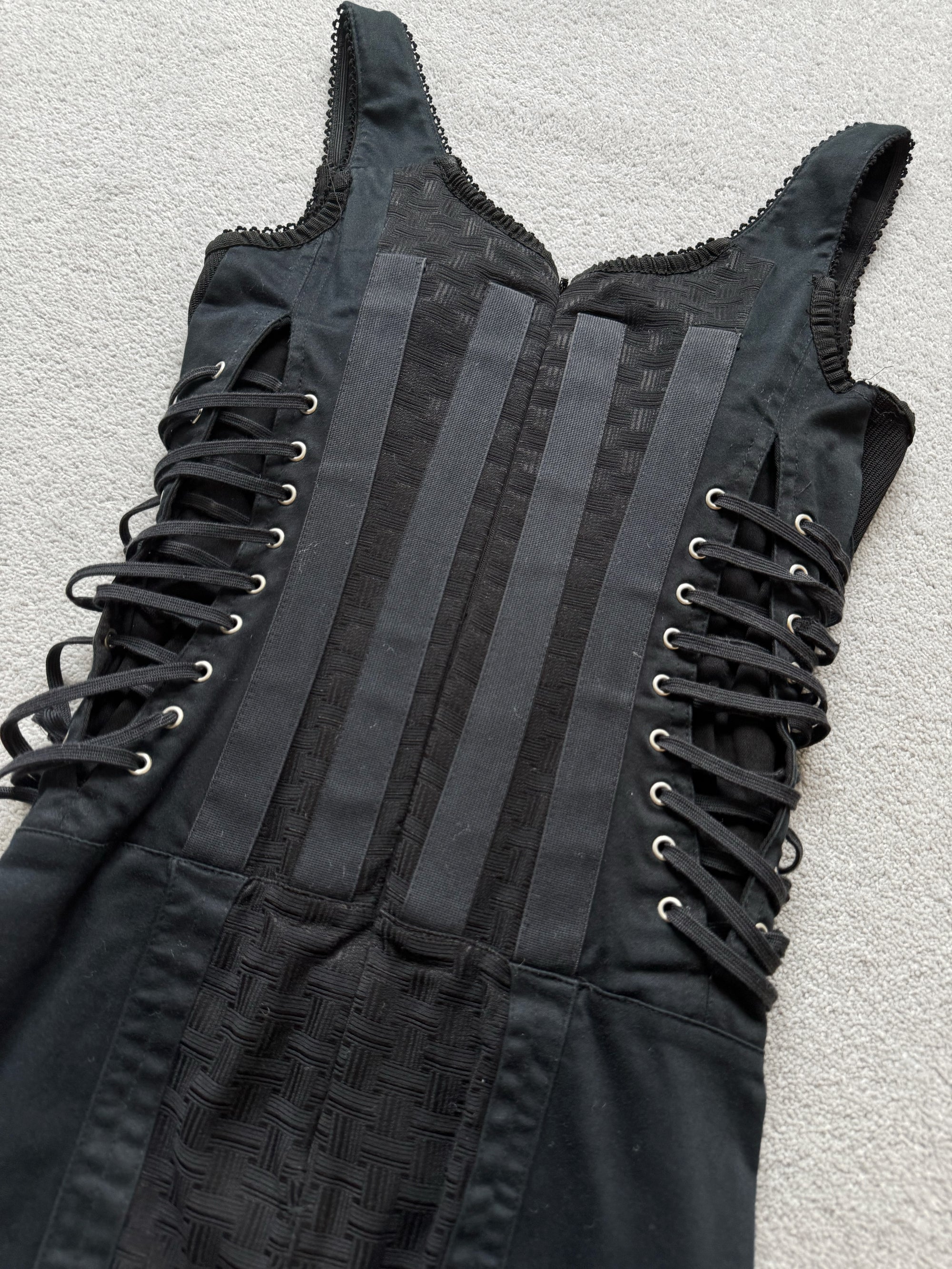 DOLCE AND GABBANA 2002 BONDAGE DRESS