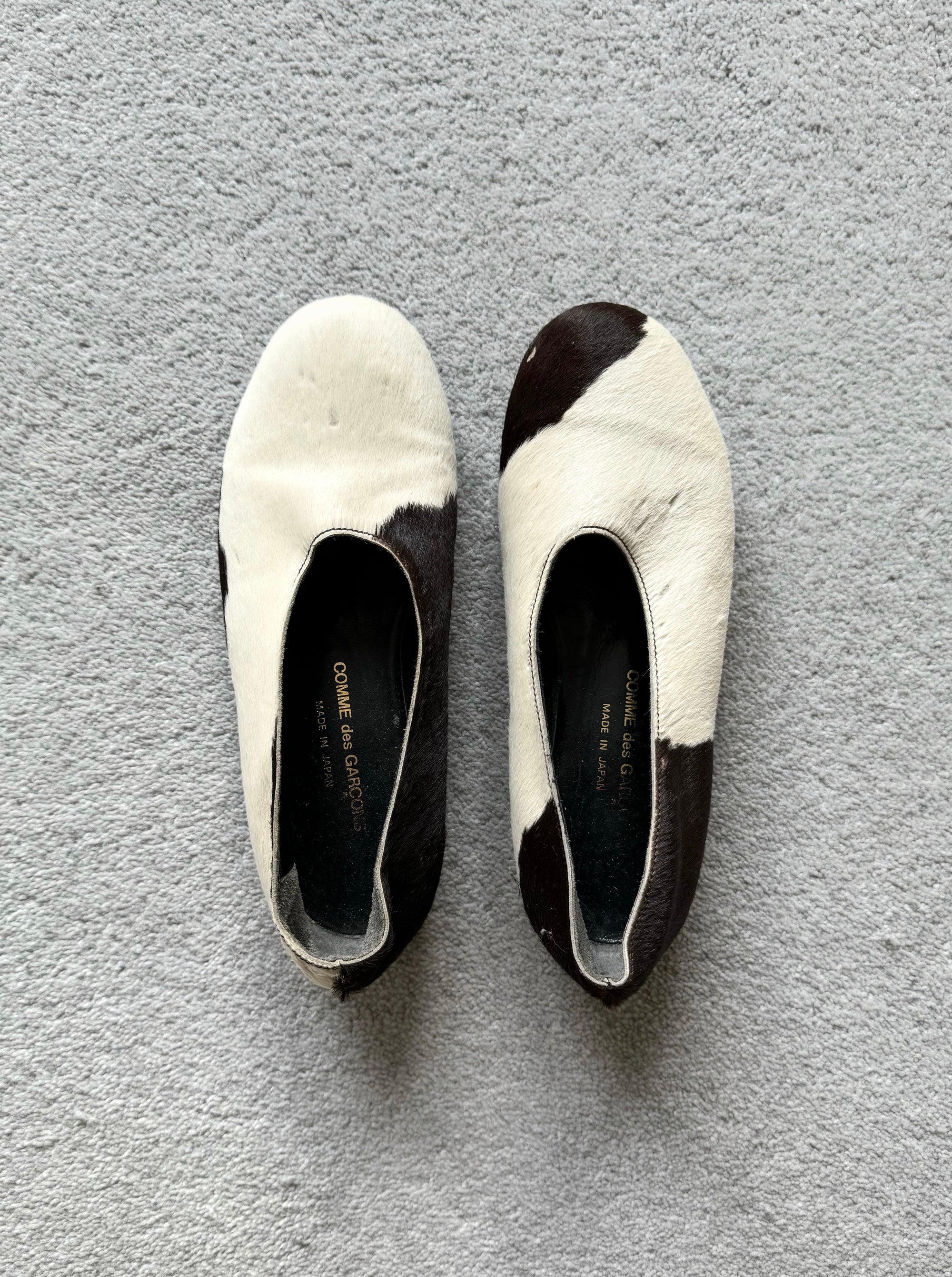 COMME DES GARCONS UNBORN CALF FLATS