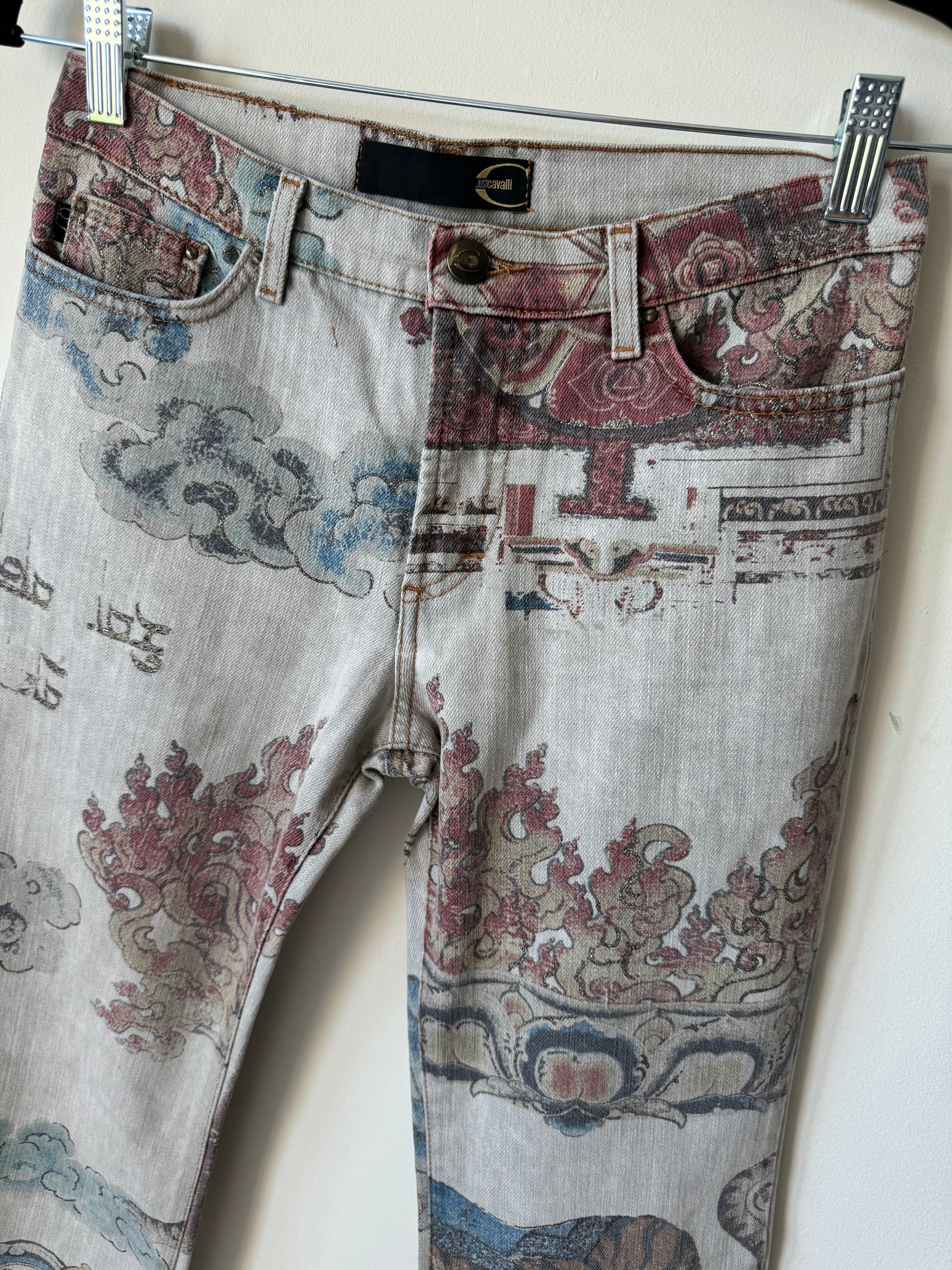 JUST CAVALLI S/S 2005 ASIAN INSPIRED PANTS