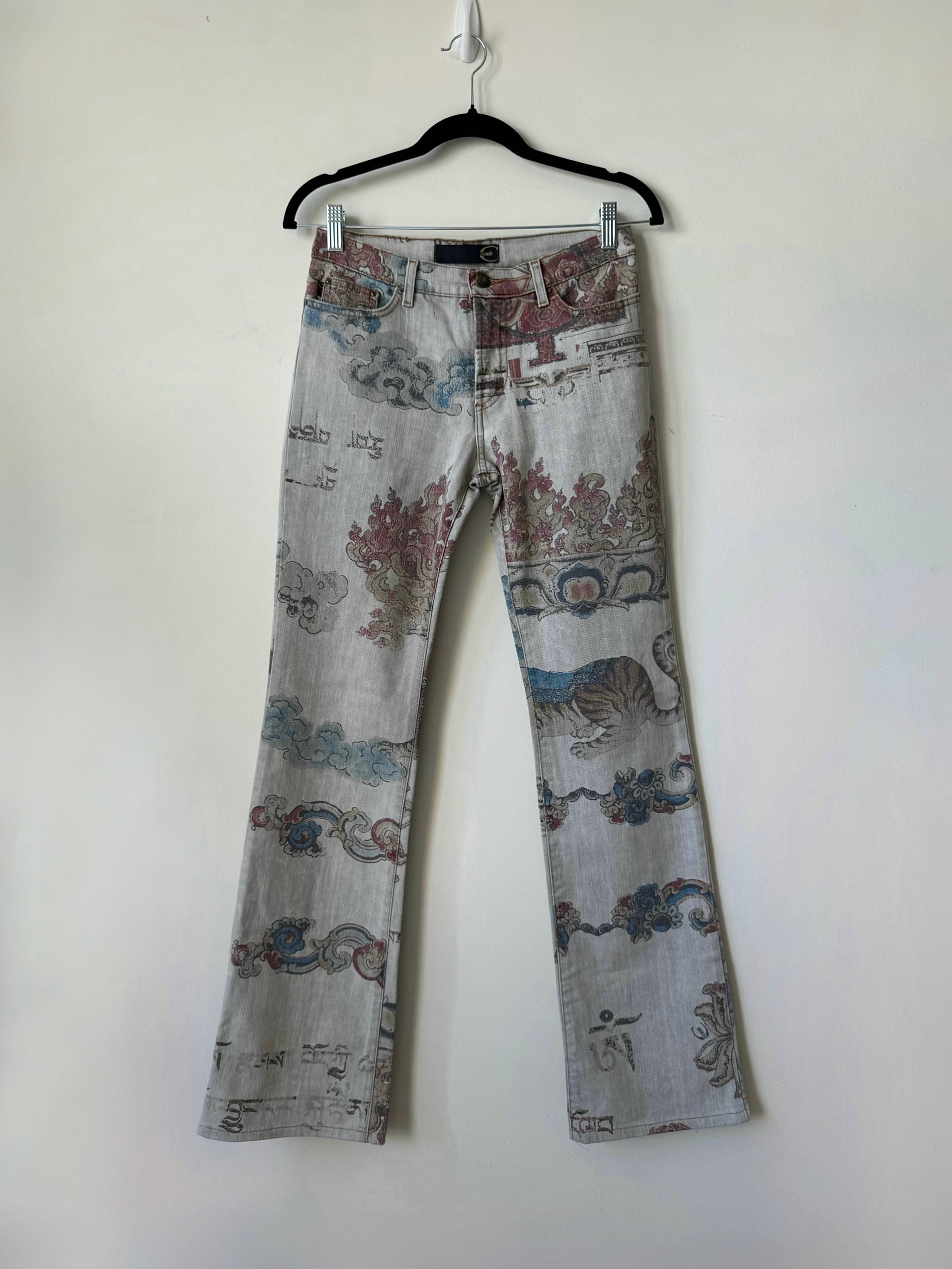 JUST CAVALLI S/S 2005 ASIAN INSPIRED PANTS