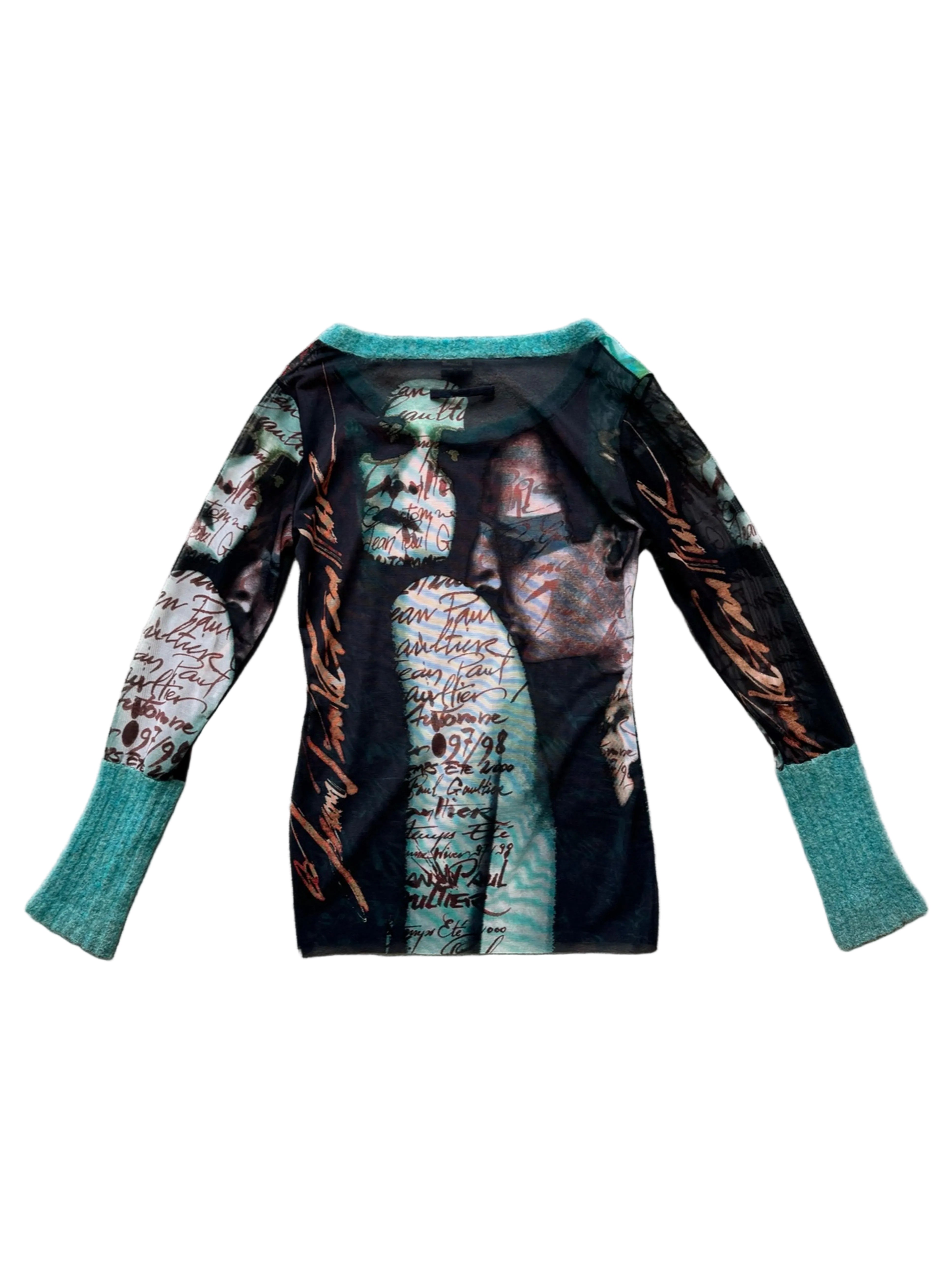 Jean Paul Gaultier Fight Racism MESH TOP